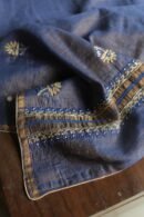Mist Blue Roheen Tissue Silk Chikankari Fabrics
