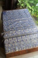 Mist Blue Roheen Tissue Silk Chikankari Fabrics