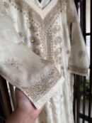 Mulberry Silk Resham Chikankari Ready To Wear Kurta