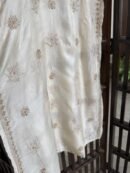 Mulberry Silk Resham Chikankari Ready To Wear Kurta
