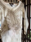 Mulberry Silk Resham Chikankari Ready To Wear Kurta