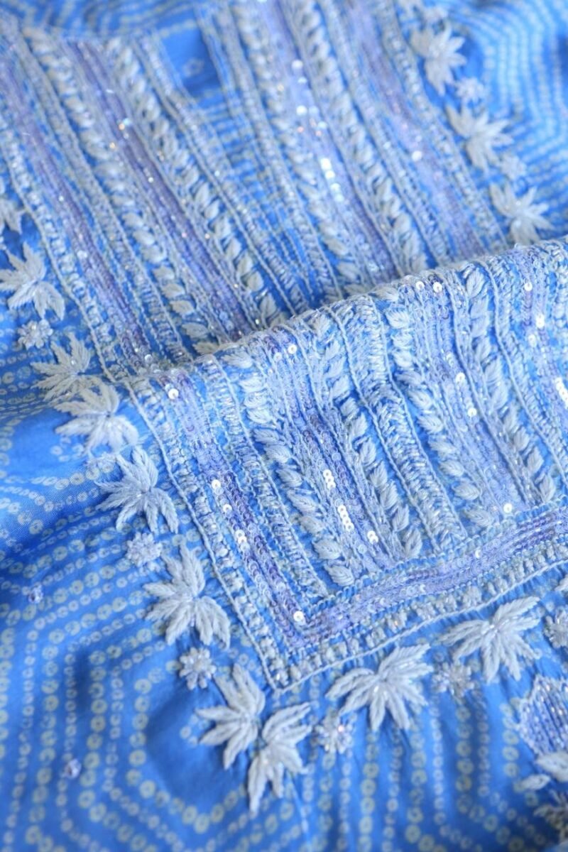 Muslin Chikankari Kurta Fabrics