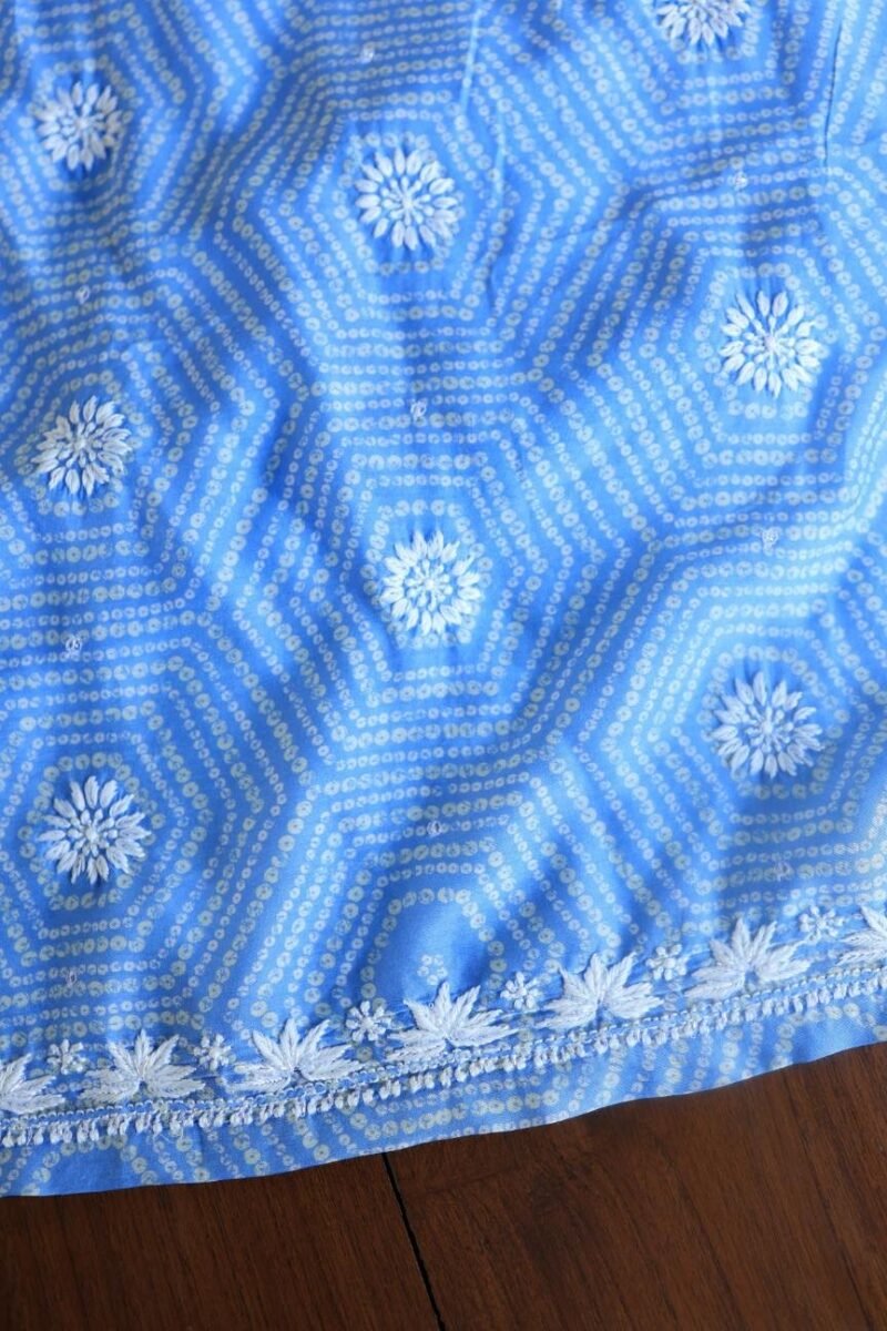 Muslin Chikankari Kurta Fabrics