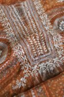 Mustard Muslin Chikankari Kurta Fabrics