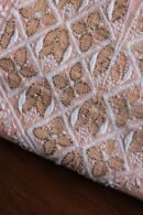 Peach Daraz Chanderi Chikankari Kurta Fabrics