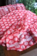 Pink & Black Soft Cotton Printed Unstitched Kurta Dupatta Set with Chikankari & Sequin Work