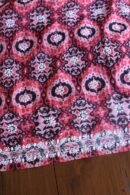 Pink & Black Soft Cotton Printed Unstitched Kurta Dupatta Set with Chikankari & Sequin Work