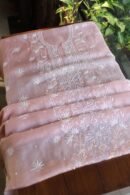 Pink Silk Kota Chikankari Unstitched Kurta Dupatta Set