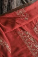 Red Moonga Silk Men's Kurta Fabrics