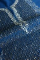 Royal Blue Daraz Chanderi Chikankari Kurta Fabrics