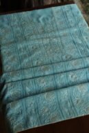 Sea Green Maheshwari Chikankari Unstitched Fabric