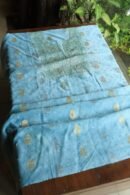 Sky Blue Banarasi Zari Chanderi Unstitched Chikankari Fabrics