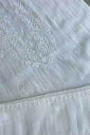 Zari Chanderi Unisex Chikankari Unstitched Men's Kurta Fabric