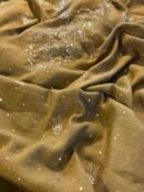 Green Roheen Tissue Silk Mukaish Badla Fabric