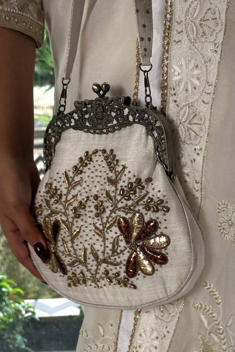 Vintage Ari Mukaish Sling Bags