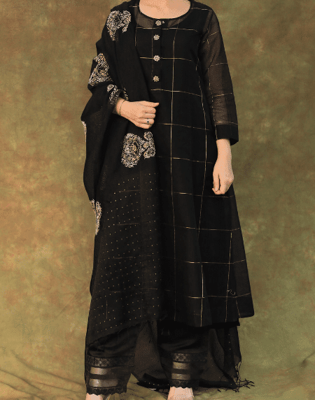 Zari Kota Ready to Wear Kurta Set