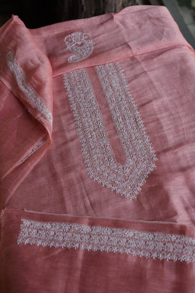Linen Silk Men's Kurta Fabrics
