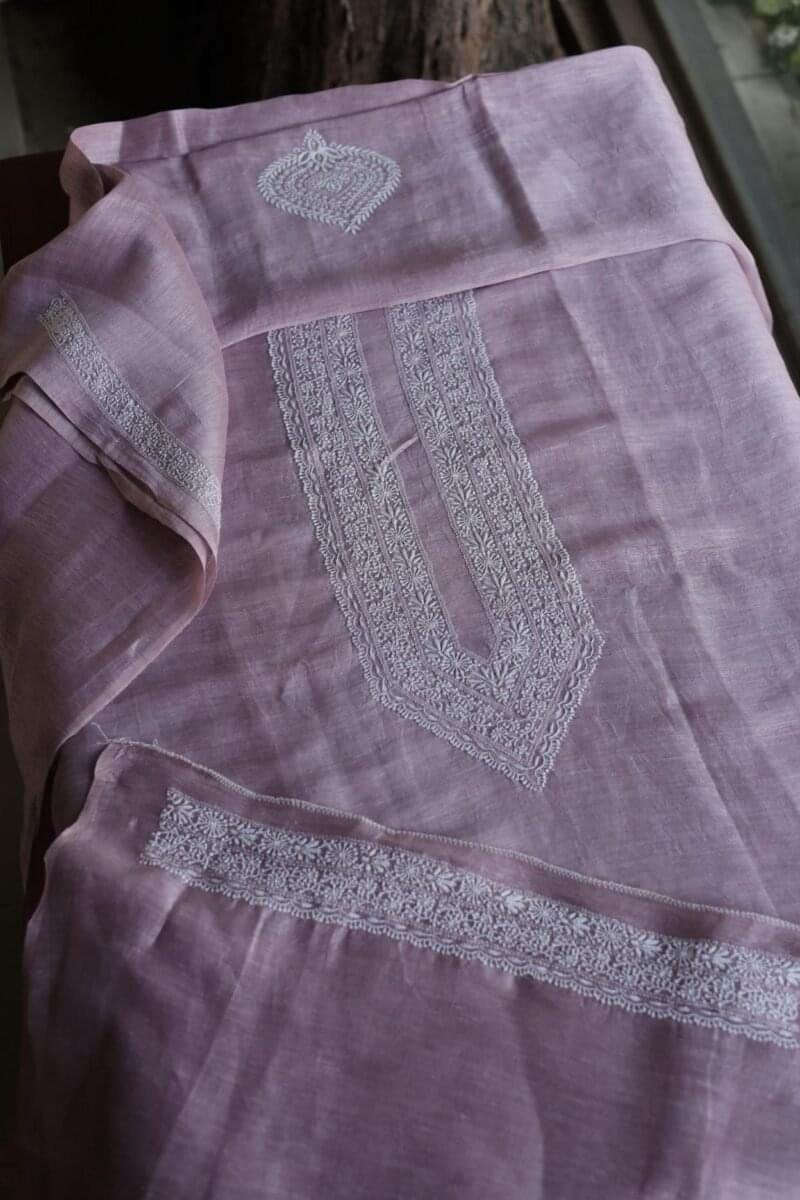 Linen Silk Men's Kurta Fabrics