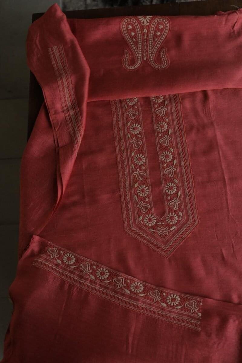 Moonga Silk Men's Kurta Fabrics