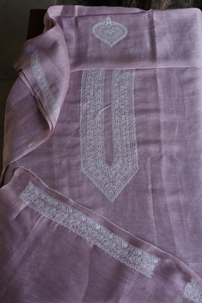 Linen Silk Men's Kurta Fabrics