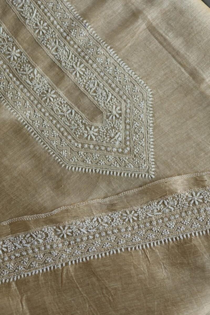 Linen Silk Men's Kurta Fabrics