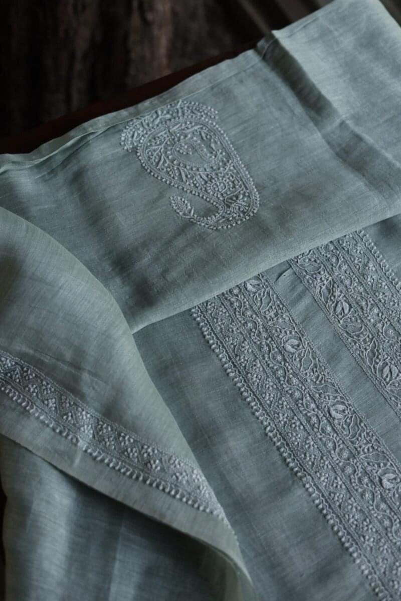 Linen Silk Men's Kurta Fabrics