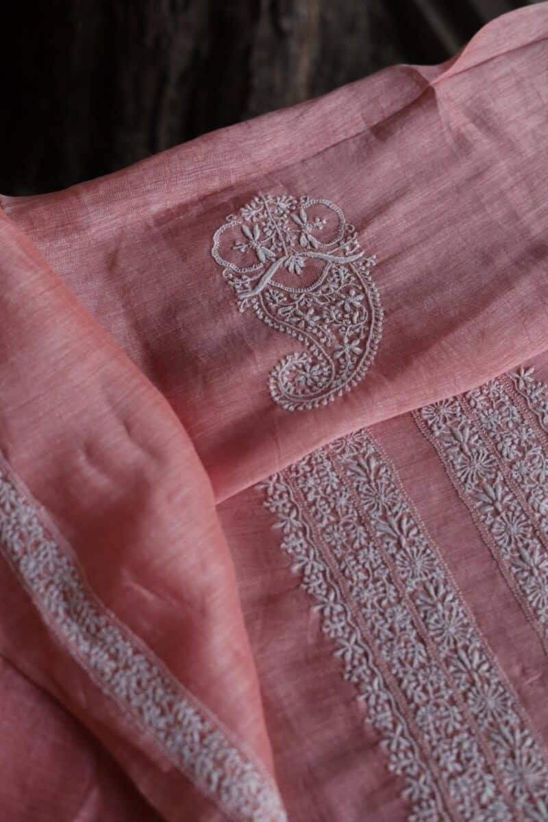 Linen Silk Men's Kurta Fabrics