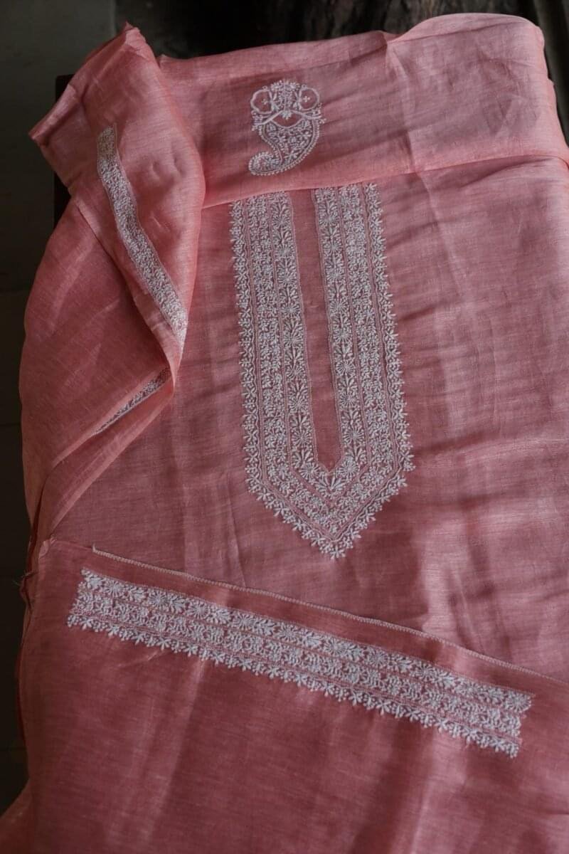 Linen Silk Men's Kurta Fabrics