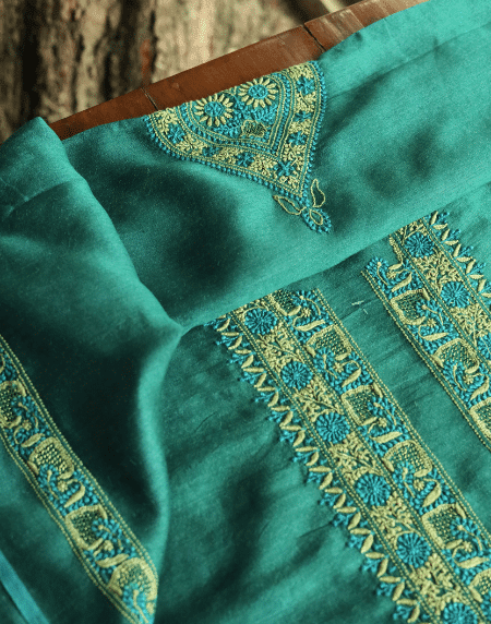 Moonga Silk Men's Kurta Fabrics