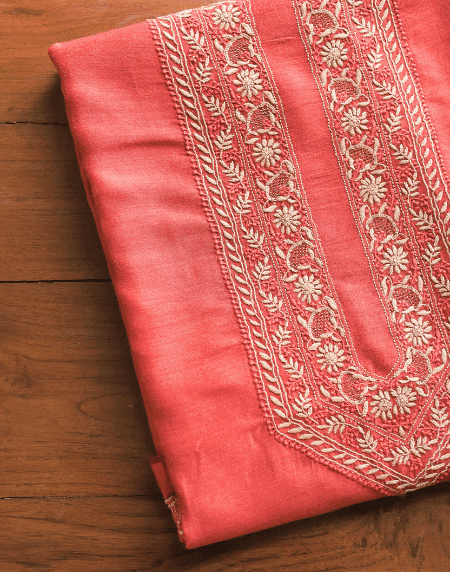 Moonga Silk Men's Kurta Fabrics