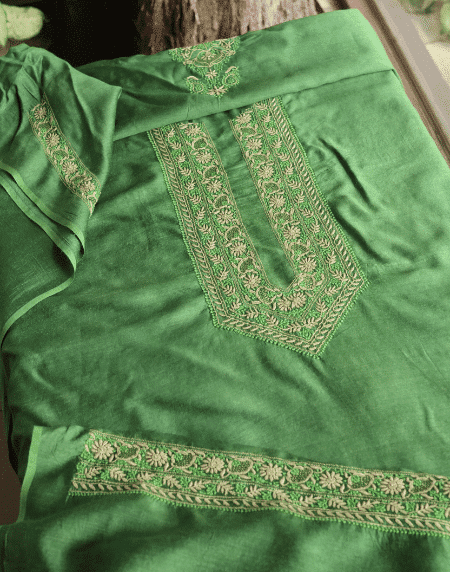 Moonga Silk Men's Kurta Fabrics