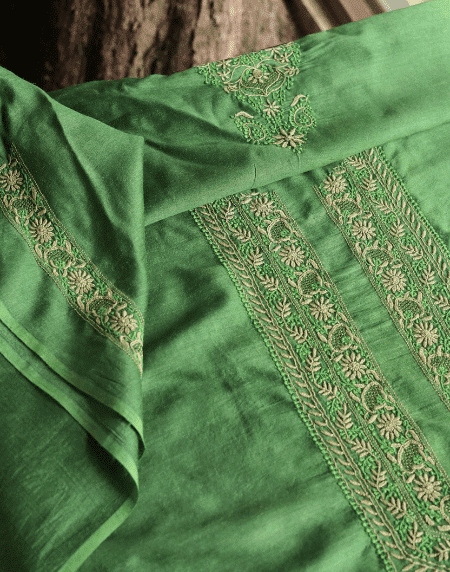 Moonga Silk Men's Kurta Fabrics